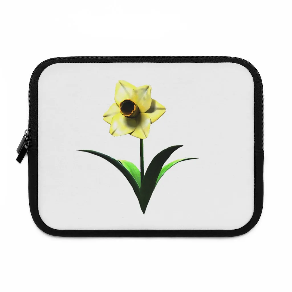 Yellow Flower Laptop Sleeve