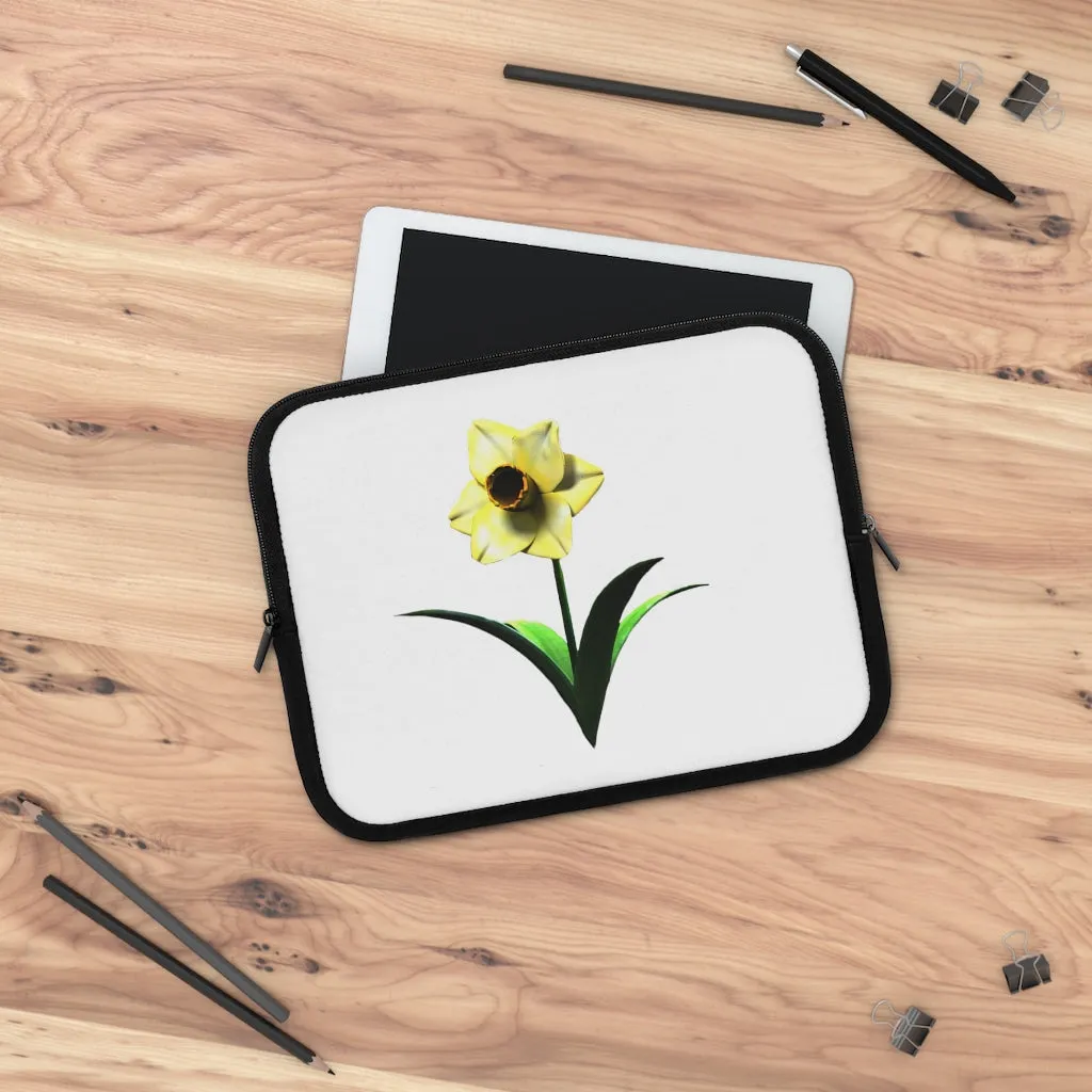 Yellow Flower Laptop Sleeve