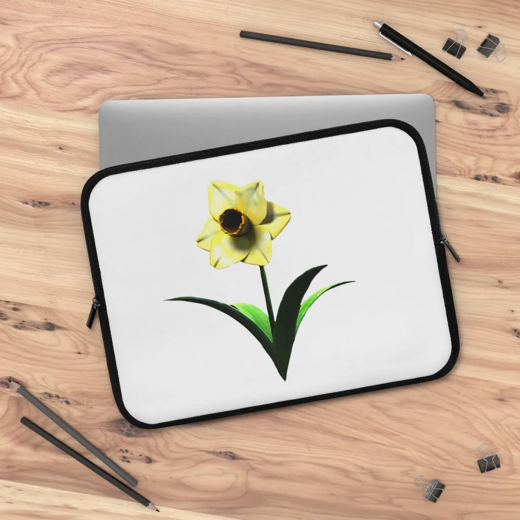 Yellow Flower Laptop Sleeve
