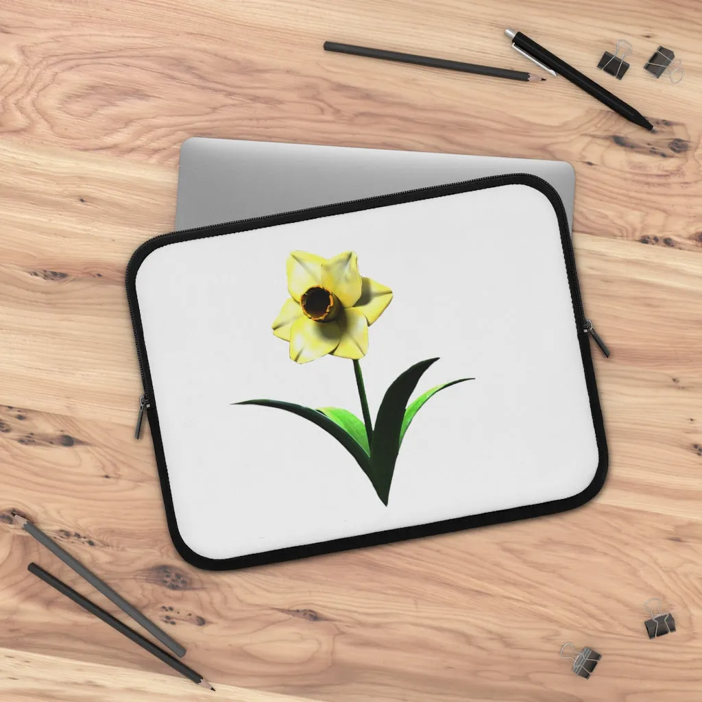 Yellow Flower Laptop Sleeve